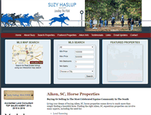 Tablet Screenshot of aikenhorserealty.com